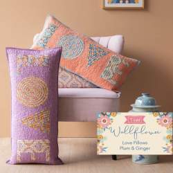 Kit Love Pillow - Tilda Wallflower Free Pattern Tilda Fabrics - 2