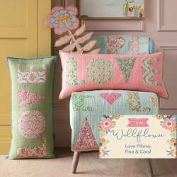 Kit Love Pillow - Tilda Wallflower Free Pattern Tilda Fabrics - 1