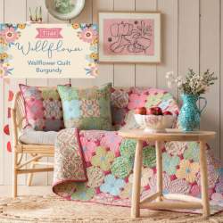 Kit Wallflower Quilt - Tilda Wallflower Free Pattern Tilda Fabrics - 2