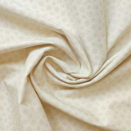 Tessuto beige con piccoli vortici tono su tono - Lecien Ls Modern Lecien Corporation - 1