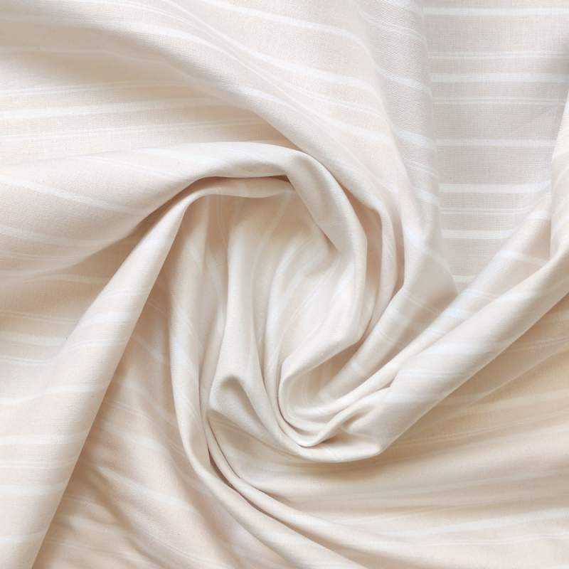 Tessuto beige a righe bianche, Treasures Wild Flowers Treasures - 1