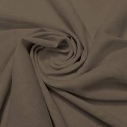 Tessuto 100% Lino Marrone, 230 gr/m2 - h 140 cm Hanabi - 1