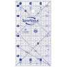 SpinAbout by QuiltCut - Righello Patchwork da 3,5 x 6,5 inch QuiltCut - 1