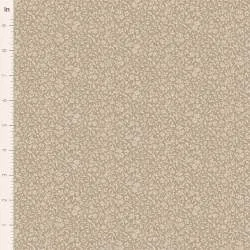 Tilda Merry Little Christmas Blender, Eve Clay, tessuto con texture di fiorellini tono su tono su fondo argilla Tilda Fabrics - 