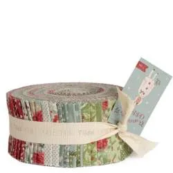 Tilda Merry Little Christmas Fabric Roll, 40 Strisce da 2,5 x 42 pollici Collezione Base Tilda Fabrics - 1