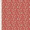 Tilda Merry Little Christmas, Holly Red, tessuto con agrifoglio e uccellini su fondo rosso Tilda Fabrics - 1