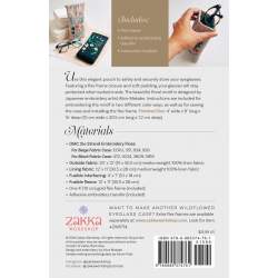 WILDFLOWER EYEGLASS CASE - Porta occhiali con apertura a pressione da Ricamare Zakka Workshop - 2