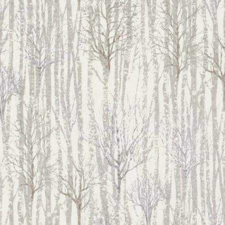 Lecien Centenary Collection 24th by Yoko Saito, Tessuto Grigio Chiaro con Alberi