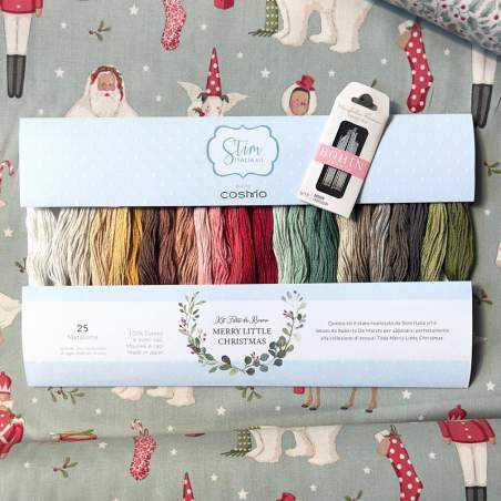 25 Matassine Mouliné Cosmo da abbinare a Tilda Merry Little Christmas