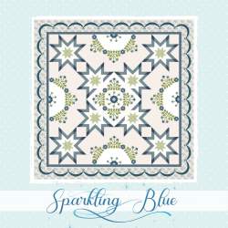 Sparkling Blue blocco 6 - Mystery Quilt 2025 - Cartamodello PDF