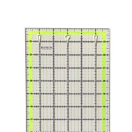 Bohin, Squadra Quadrata Patchwork con fessura per il taglio 6"x24"