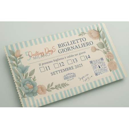 Biglietto per il 5 Quilting Days con Tilda