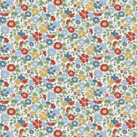 copy of Tree of Life Orchard Harvest Woodland Pastels, Tessuto Blu con Raccolto del Frutteto - Lyberty Fabrics