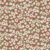 Festive Greetings, Peaceful Poinsettias, Tessuto Rosso con fiori di Poinsettia bianchi - Liberty Fabrics Liberty Fabrics - 1