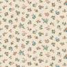 Floral Nostalgia, Flora Beatrice, Tessuto Crema a pois con piccoli fiori rosa e azzurri - Liberty Fabrics Liberty Fabrics - 1