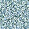Floral Nostalgia, Isly Garden, Tessuto con tappeto di fiori azzurri - Liberty Fabrics Liberty Fabrics - 1