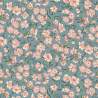 Floral Nostalgia, Eleanor Grace, Tessuto Azzurro con fiori Rosa - Liberty Fabrics Liberty Fabrics - 1