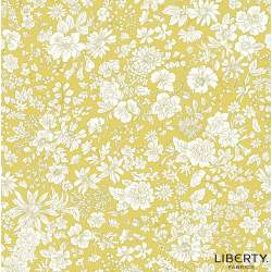 copy of Emily Belle Brights Violet, Tessuto Viola a fiori bianchi - Liberty Fabrics