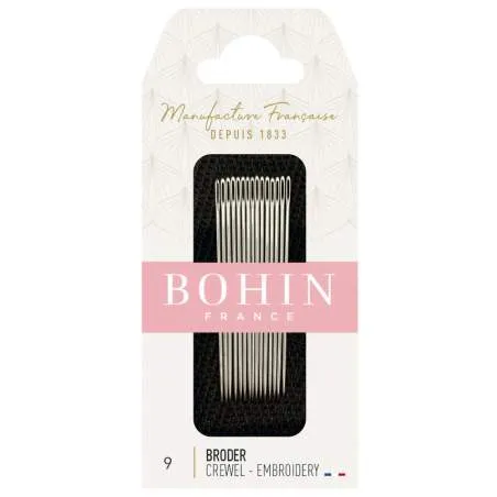 Bohin, Aghi Embroidery da Ricamo n9 per Ricamare su Lino, Lana e Cotone - 15pz Bohin - 2