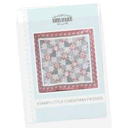 Starry Little Christmas Friends - Cartamodello Quilt con Stelle Patchwork Roberta De Marchi - 1