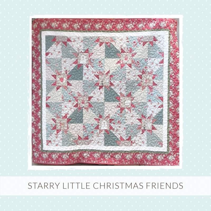 Starry Little Christmas Friends - Cartamodello PDF Quilt con Stelle Patchwork Roberta De Marchi - 1 Starry Little Christmas Friends - Cartamodello PDF Quilt con Stelle Patchwork Roberta De Marchi - 1