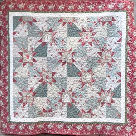 Starry Little Christmas Friends - Kit Quilt con Stelle Patchwork Roberta De Marchi - 1
