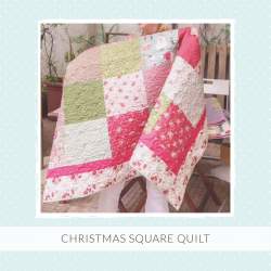 Christmas Square Quilt - Cartamodello PDF Quilt Patchwork Base Roberta De Marchi - 1