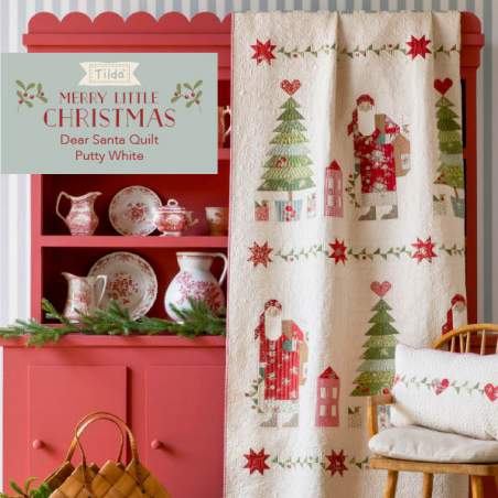 Dear Santa Quilt Free Pattern - Kit Tilda Merry Little Christmas