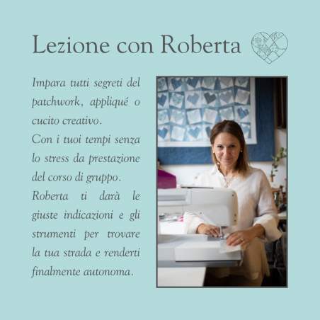 Lezione Individuale con Roberta - Tutto su Cucito e Patchwork