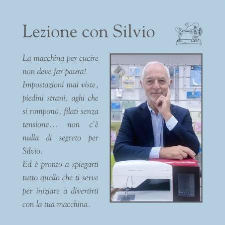 Lezione Individuale con Silvio - Tutto sulle Macchine per Cucire