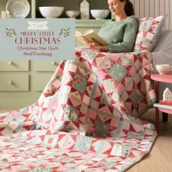 Christmas Star Quilt Free Pattern - Kit Tilda Merry Little Christmas