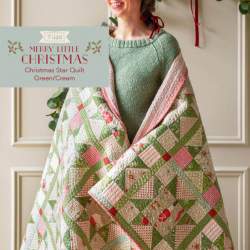 Christmas Star Quilt Free Pattern - Kit Tilda Merry Little Christmas