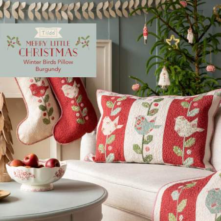 copy of Winter Birds Quilt Free Pattern - Kit Tilda Merry Little Christmas
