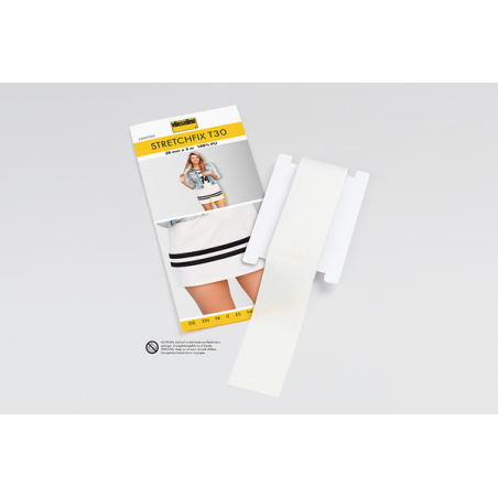 Nastro Termoadesivo Elastico 30mm x 5m - Stretchfix Tape T30 Vlieseline