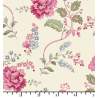 EQP Future Heirloom, Bouquet Cotton - Tessuto Panna con Peonie Rosa EQP Textiles - 1