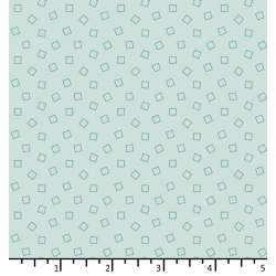 EQP Future Heirloom, Tunbling Blocks Frosty Blue - Tessuto Azzurro Ghiaccio con quadratini