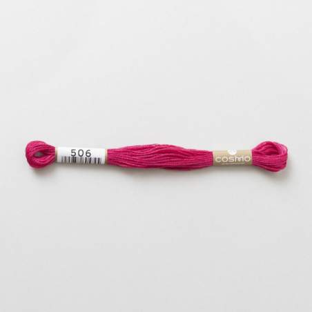 506 COSMO - Filo da ricamo giapponese COSMO - Mouliné Size 25 in cotone a 6 capi