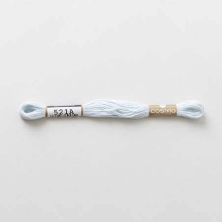 Filo da ricamo giapponese COSMO 521A - Mouliné Size 25 in cotone a 6 capi