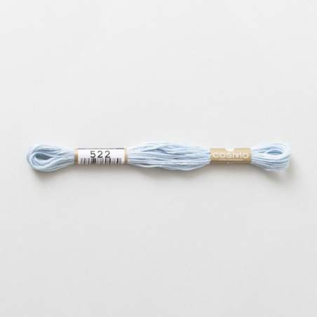 Filo da ricamo giapponese COSMO 522 - Mouliné Size 25 in cotone a 6 capi
