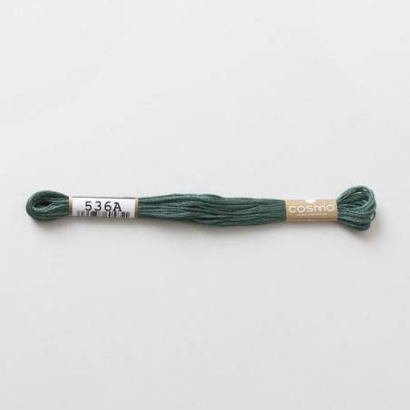 536A COSMO - Filo da ricamo giapponese COSMO - Mouliné Size 25 in cotone a 6 capi