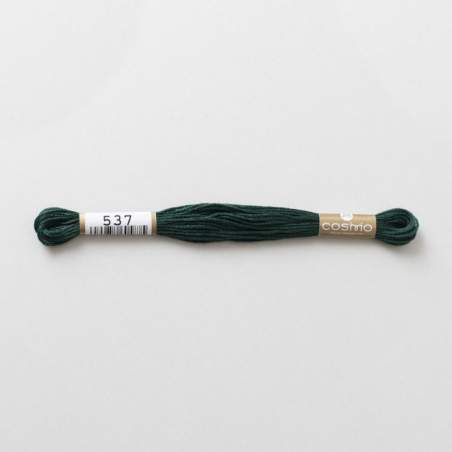 537 COSMO - Filo da ricamo giapponese COSMO - Mouliné Size 25 in cotone a 6 capi