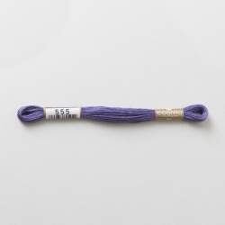 555 COSMO - Filo da ricamo giapponese COSMO - Mouliné Size 25 in cotone a 6 capi