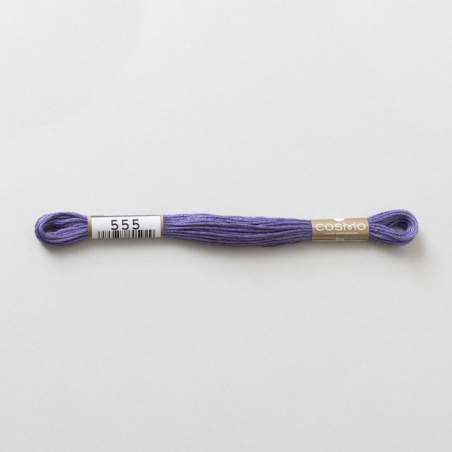 Filo da ricamo giapponese COSMO 555 - Mouliné Size 25 in cotone a 6 capi