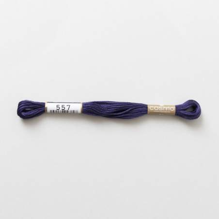 Filo da ricamo giapponese COSMO 557 - Mouliné Size 25 in cotone a 6 capi