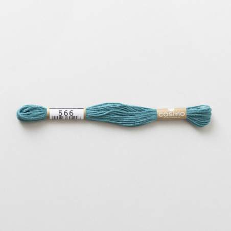 Filo da ricamo giapponese COSMO 566 - Mouliné Size 25 in cotone a 6 capi
