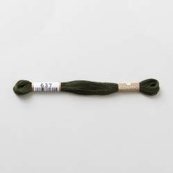 637 COSMO - Filo da ricamo giapponese COSMO - Mouliné Size 25 in cotone a 6 capi