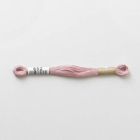 652 COSMO - Filo da ricamo giapponese COSMO - Mouliné Size 25 in cotone a 6 capi