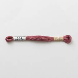 654 COSMO - Filo da ricamo giapponese COSMO - Mouliné Size 25 in cotone a 6 capi