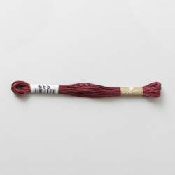 655 COSMO - Filo da ricamo giapponese COSMO - Mouliné Size 25 in cotone a 6 capi