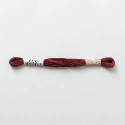 Filo da ricamo giapponese COSMO 656 - Mouliné Size 25 in cotone a 6 capi